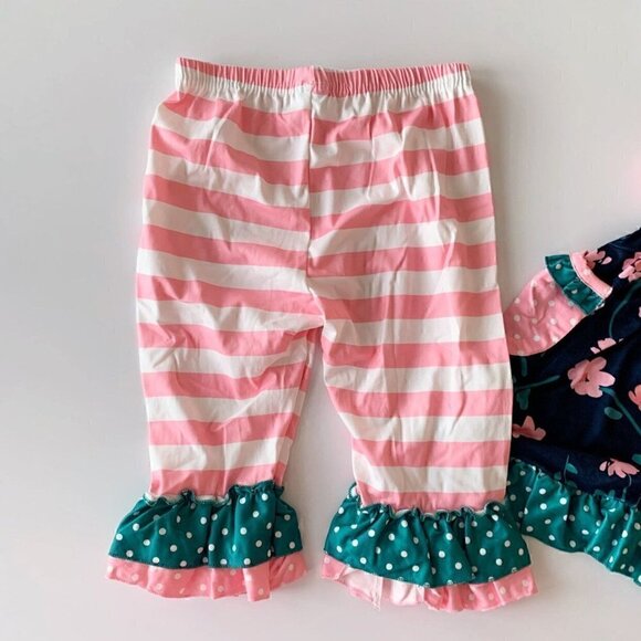 NEW Adorable Sweetness Girl Tunic And Capri Set 6 Years - Picture 7 of 10